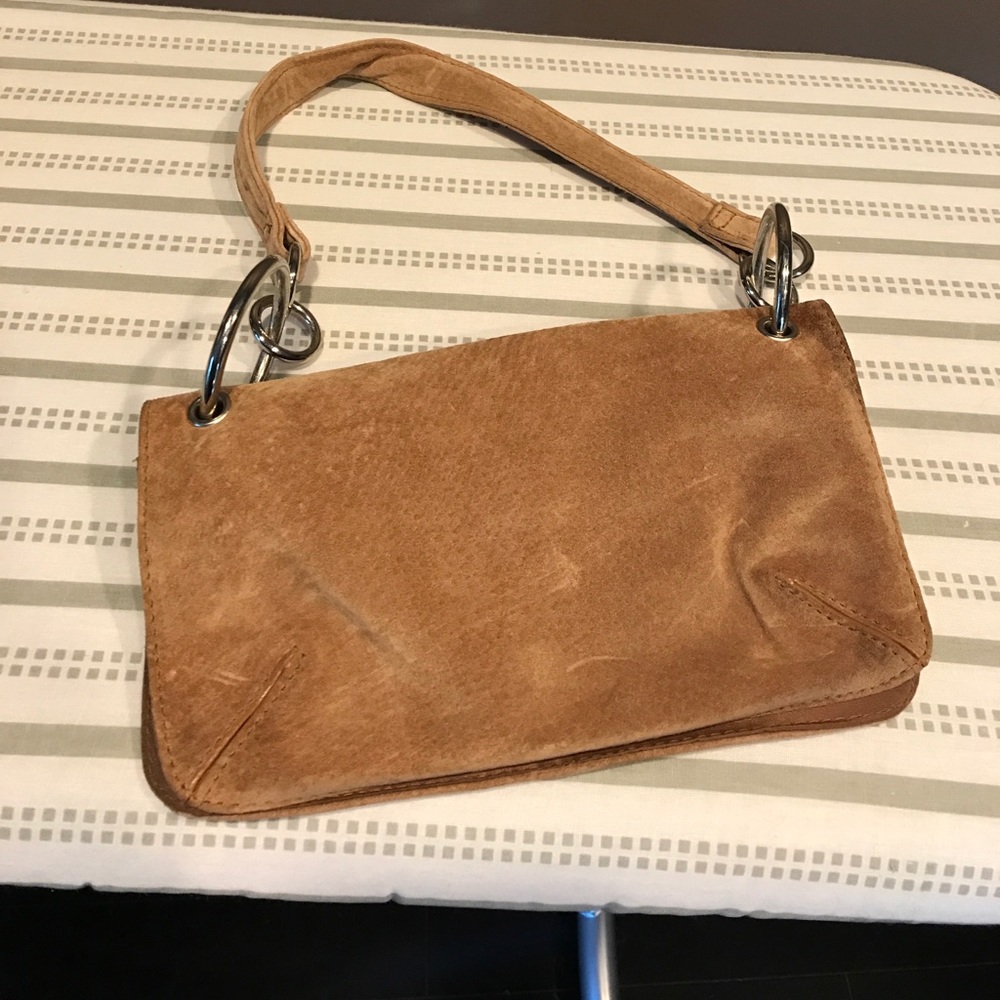 Wilsons Leather Suade Clutch. Excellent condition
