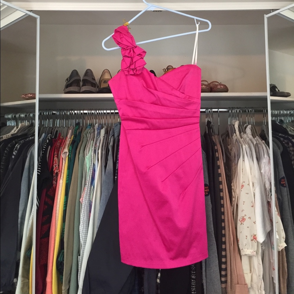 Hot Pink Cocktail Dress