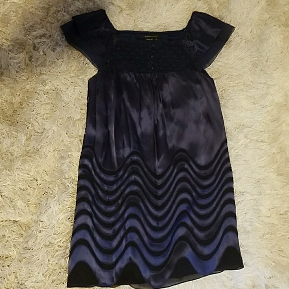 Navy Silk dress - Picture 1 of 3