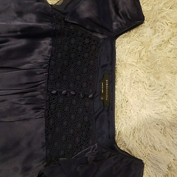 Navy Silk dress - Picture 2 of 3