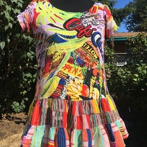 Color vintage Havana style top