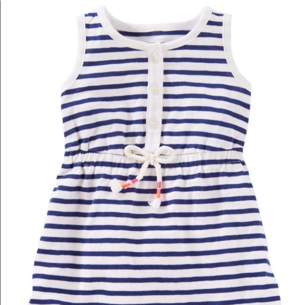 🎀 OSH KOSH 2-Piece Striped Dress - Size 12 Months