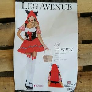Red riding wolf costume
