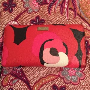 Kate Spade Red Floral Wallet