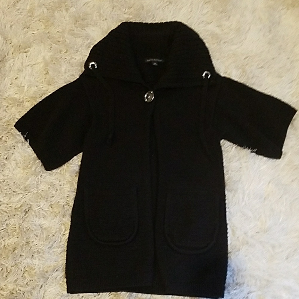 Black cardigan