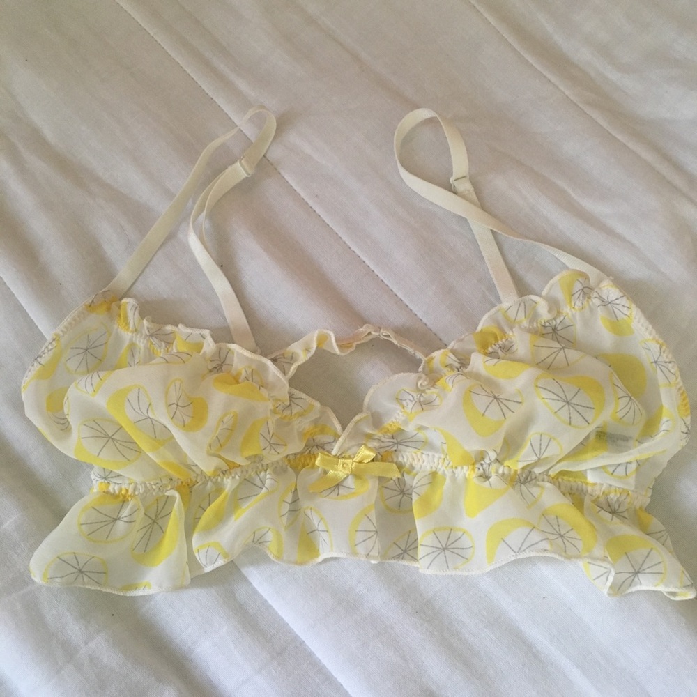 Cute lemon 🍋 bralette