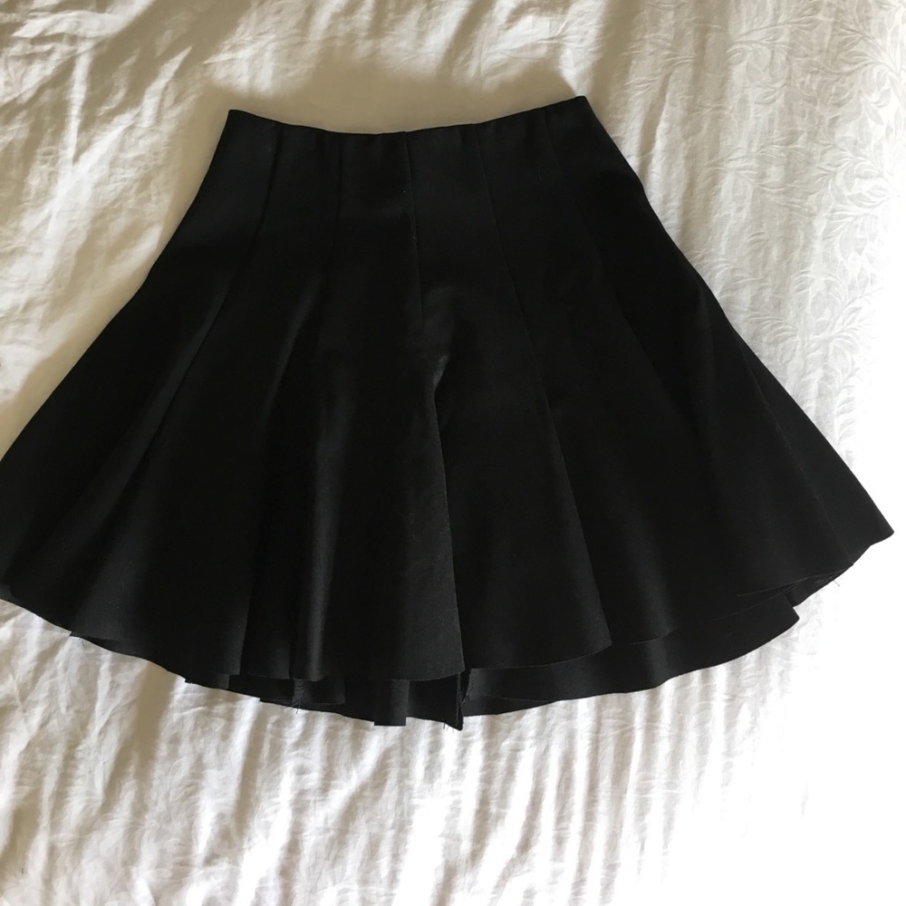 Black Pleated Skirt