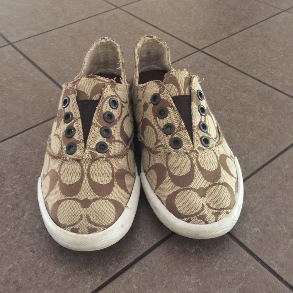 NEW Coach slip on tennis shoes