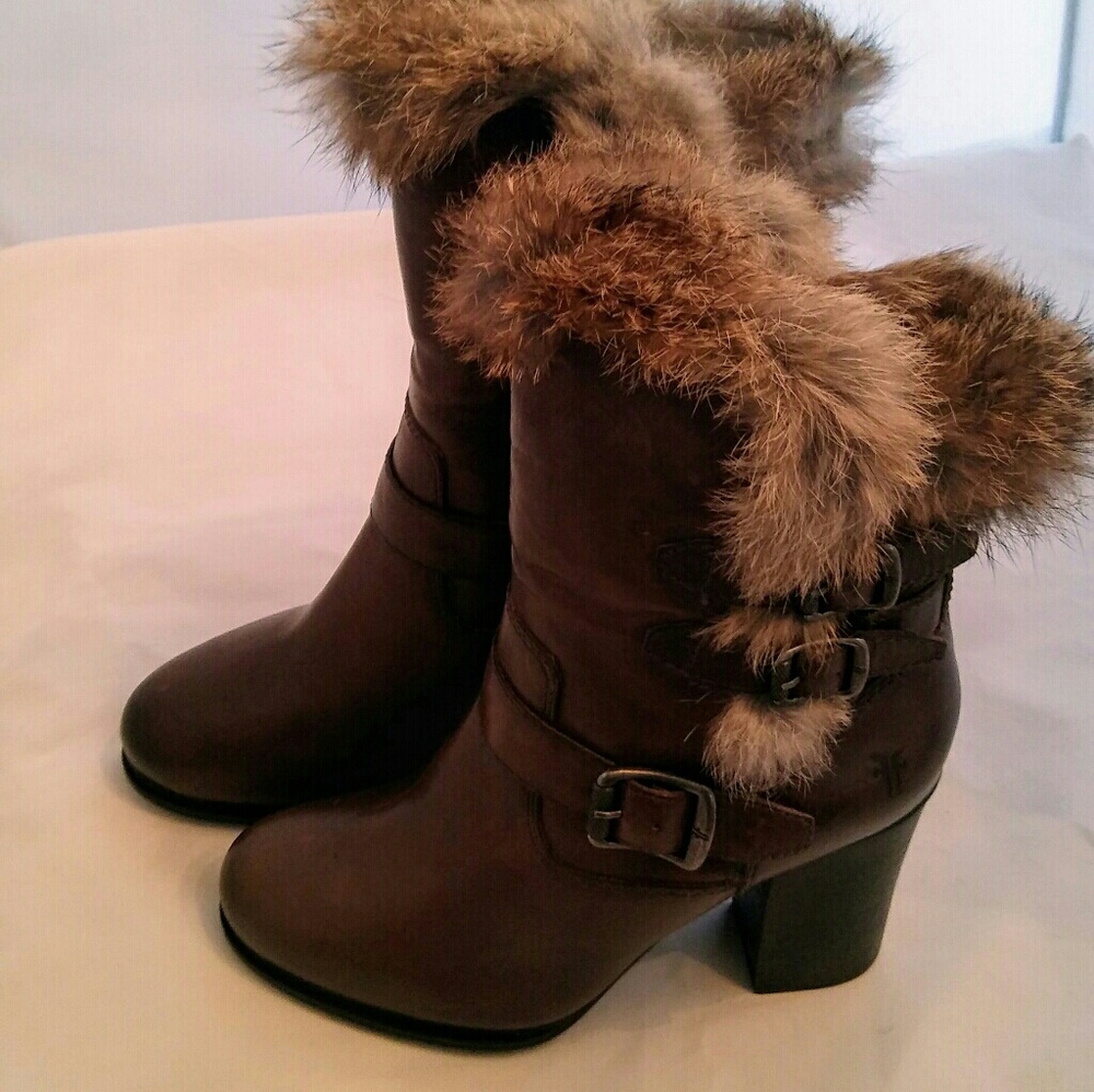 Frye Penny Luxe Moto Boots