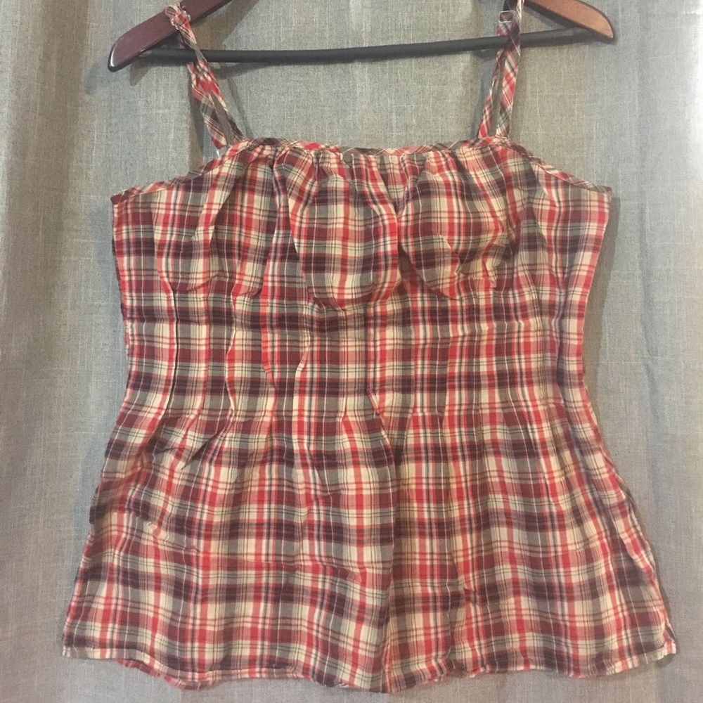 NY & Co plaid cami