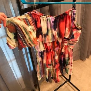 Boutique Off The Shoulder Romper