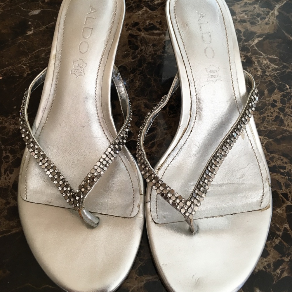 Aldo Kitten heel sandals