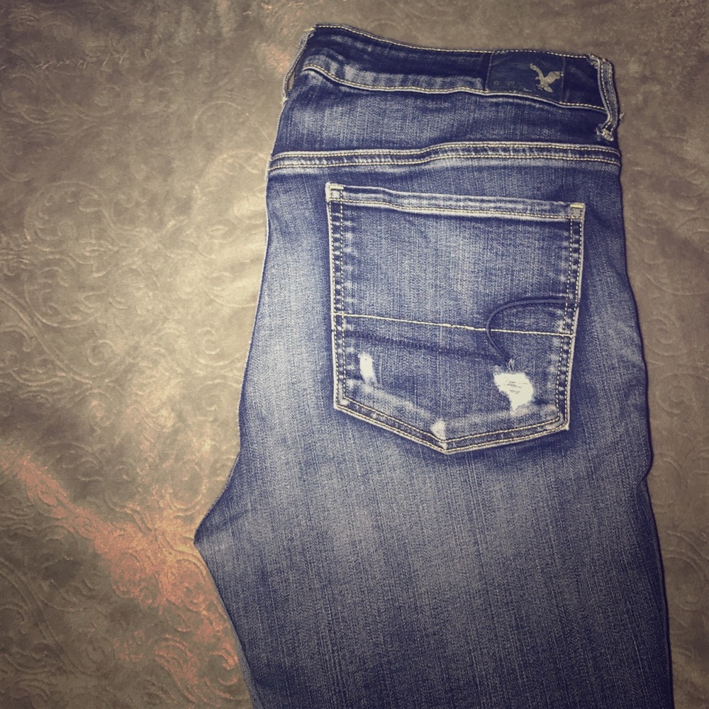 American eagle jeans! Jeggings nice and comfy fit!