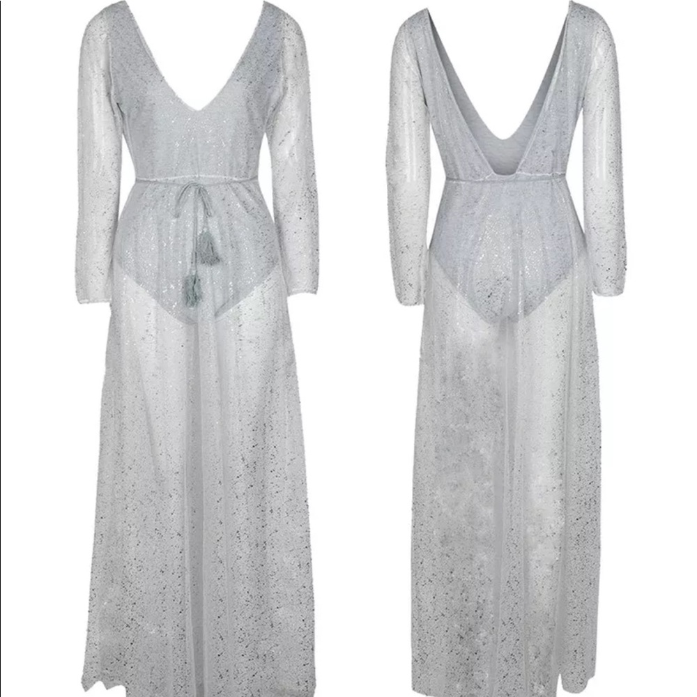 💎Glam Sheer Long Maxi Dress💎 - Picture 3 of 5