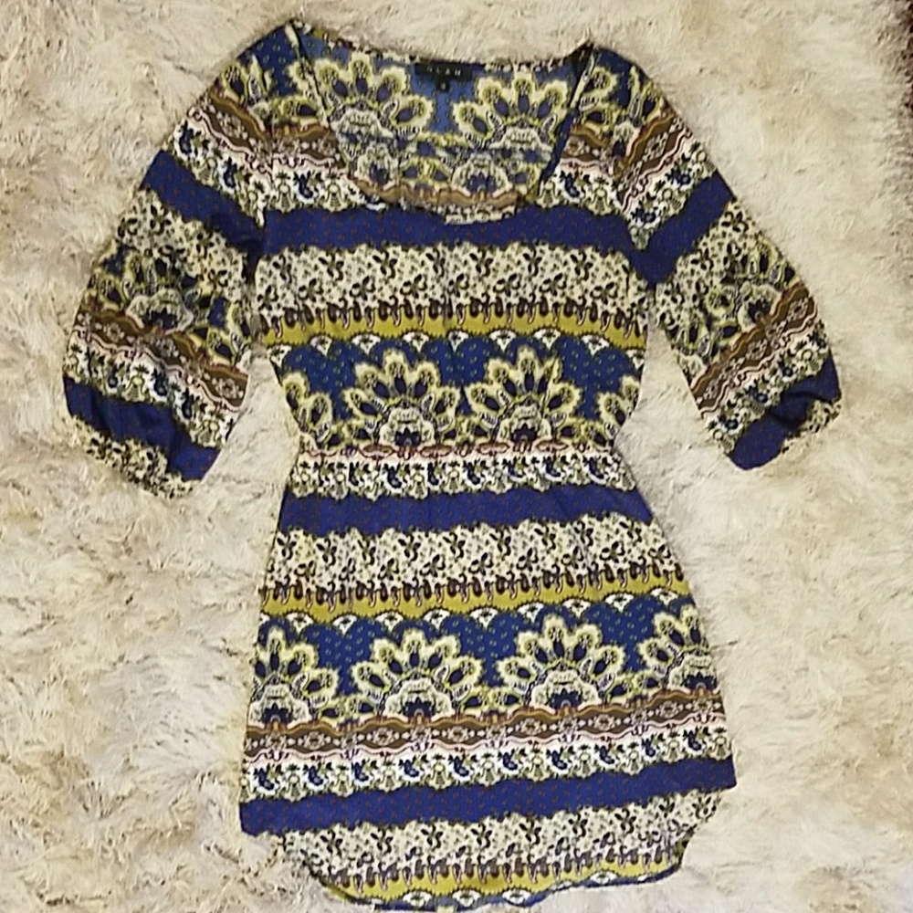 Clinched waist dress