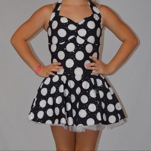 Girls Polkadot Dance Costume