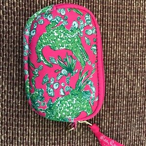 Lily Pulitzer tech coin wrislet bag pouch