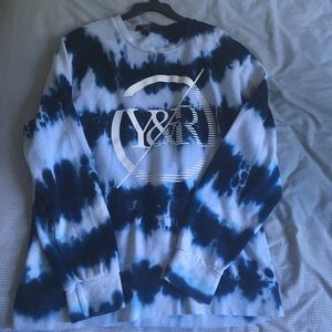 Young & reckless crew neck sweatshirt Tie dye XL