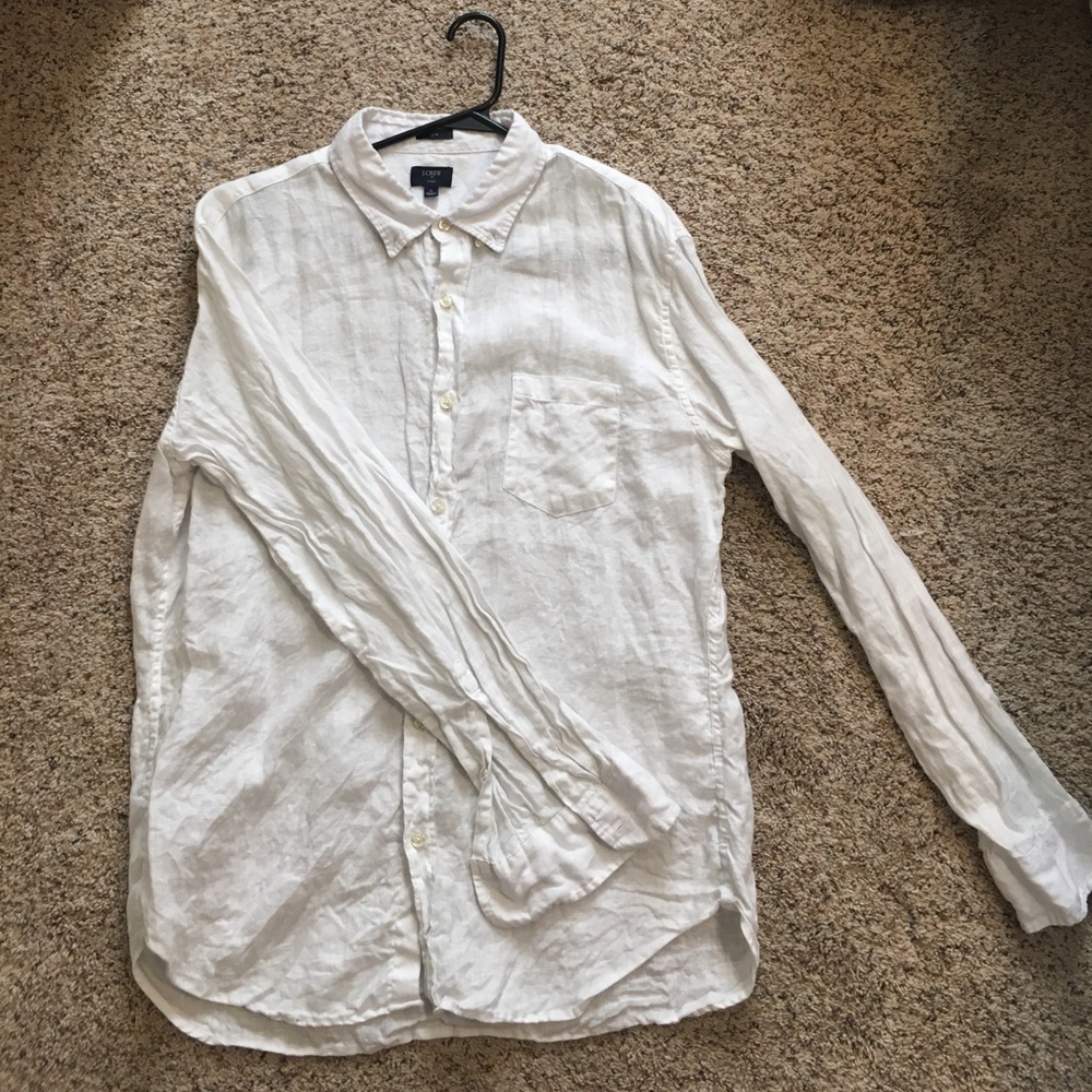 J. Crew Linen Button Up
