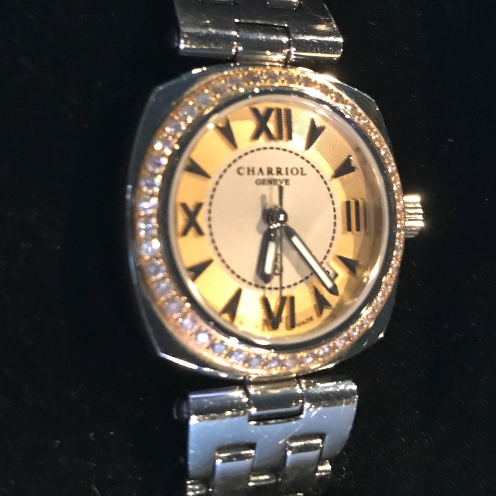 Charriol Rose Gold and Silver Diamond Alexl Watch