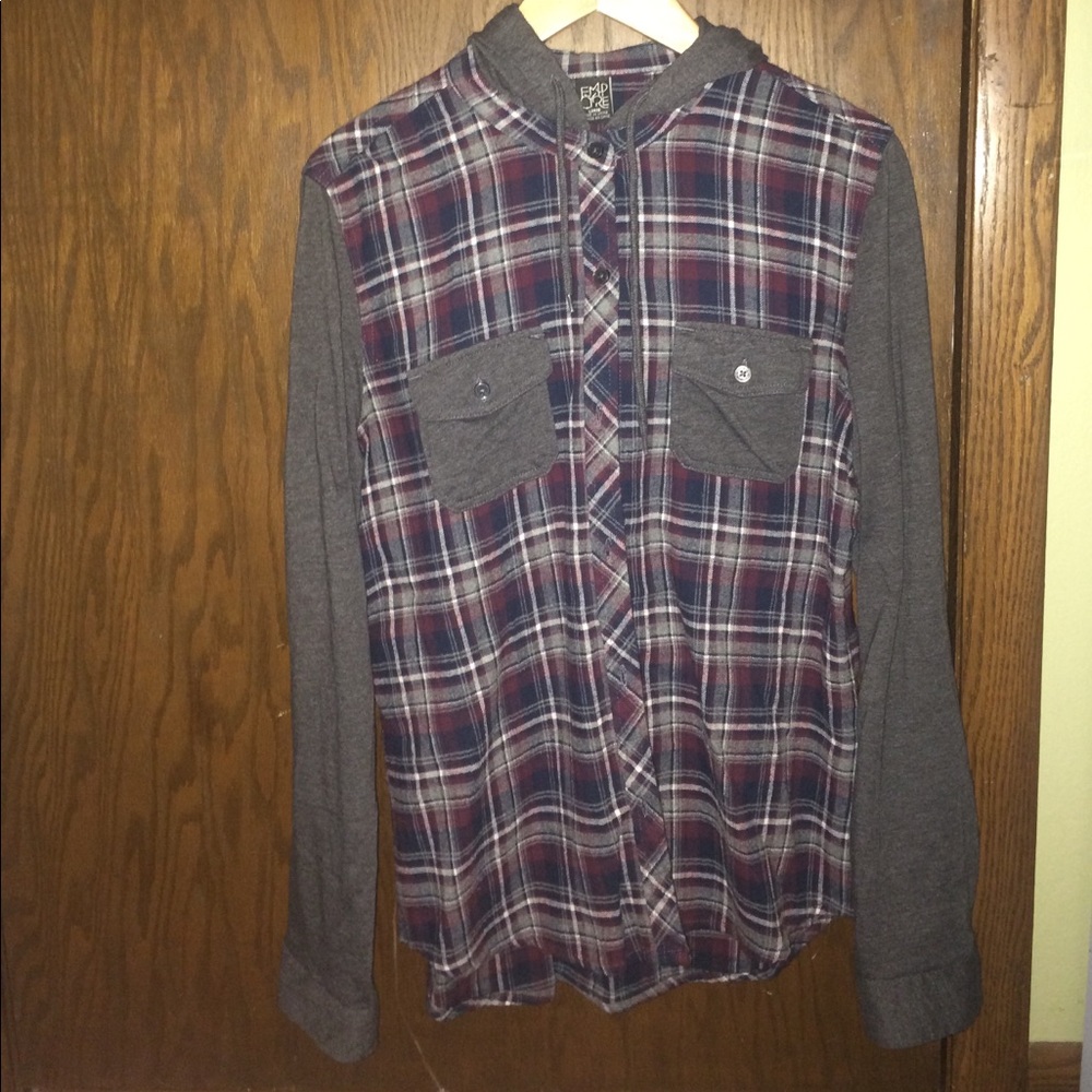 Zumiez hooded shirt.