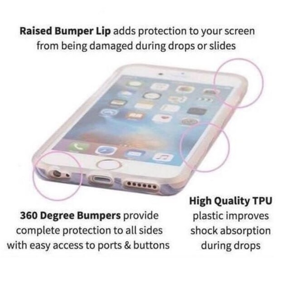 Protective Chrome marble iPhone 6/6s/6+/7/7+ case - Picture 3 of 3