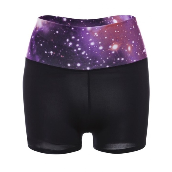 Sold ❌ ✨ Galaxy workout shorts ✨ - Picture 2 of 3