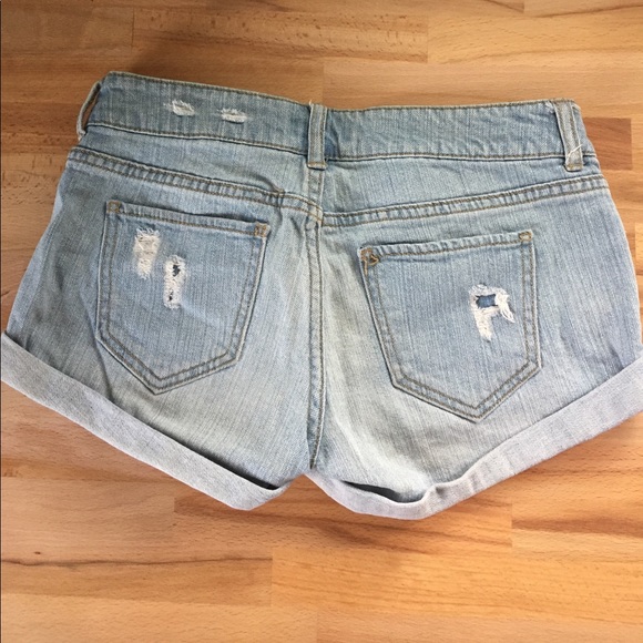 Distressed Jean Shorts - Picture 2 of 4