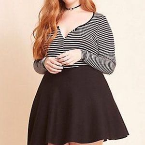 Lovesick striped bodysuit