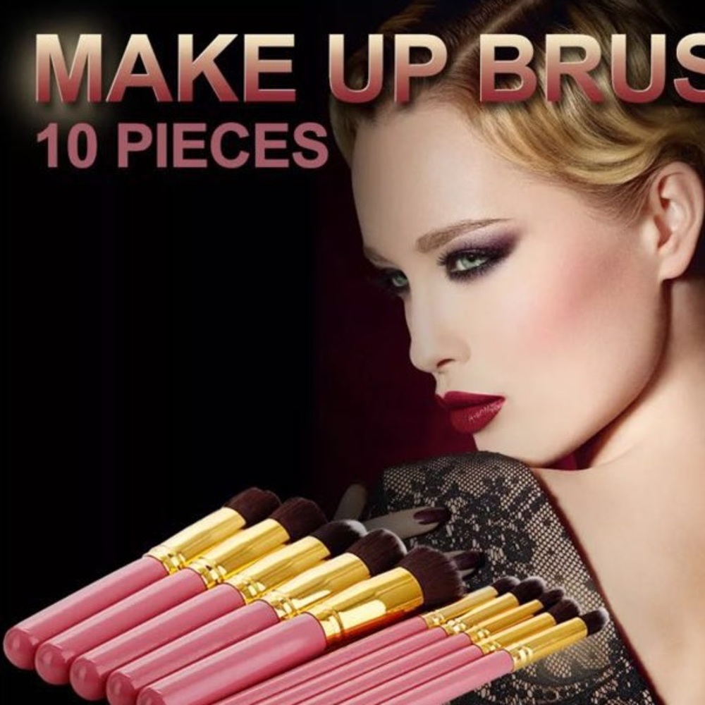 ☘☘New 10pcs Makeup Brushes Set - Picture 2 of 4