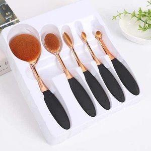 ☘ ☘ New 5pcs Ovals Toothbrush Makeup Brushes Set