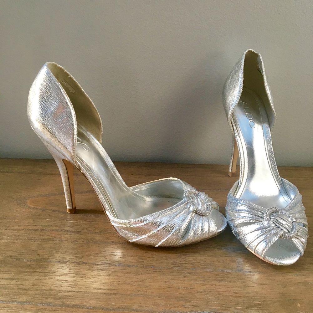 Aldo Silver Heels
