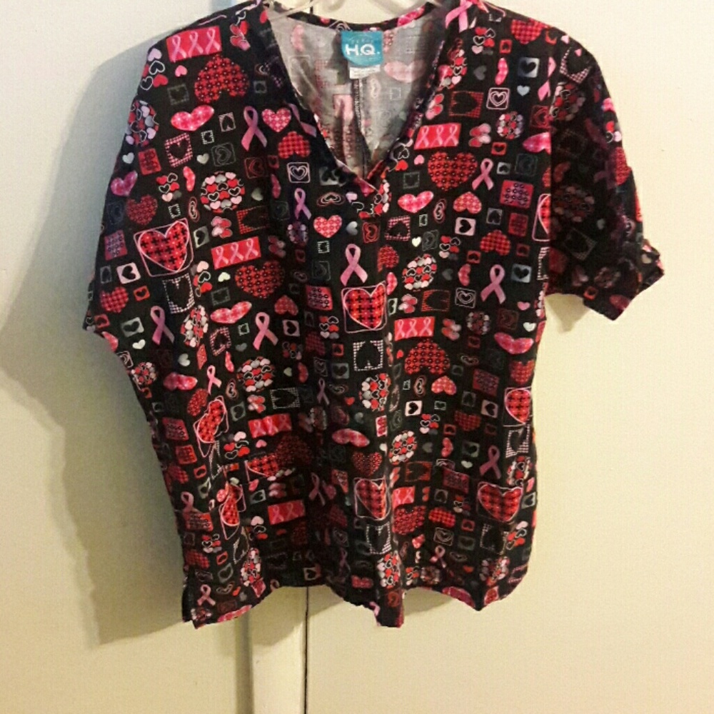 B-Cancer awareness scrub