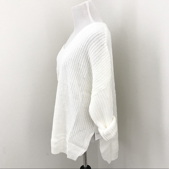 White Knitted Sweater - Picture 3 of 5