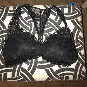 never worn!! black bralette