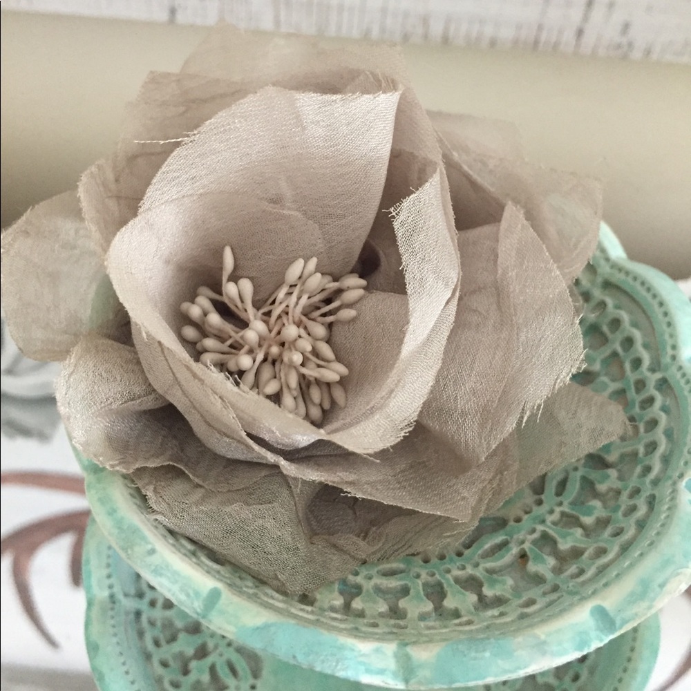 J.Crew Hair Flower Elastic