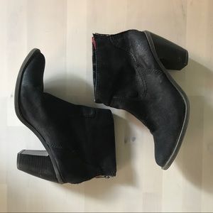 Target Merona black booties