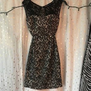 Dress perfect for a dance. Form fitting.