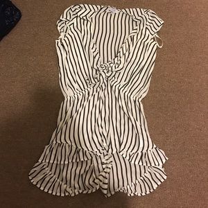 Striped romper