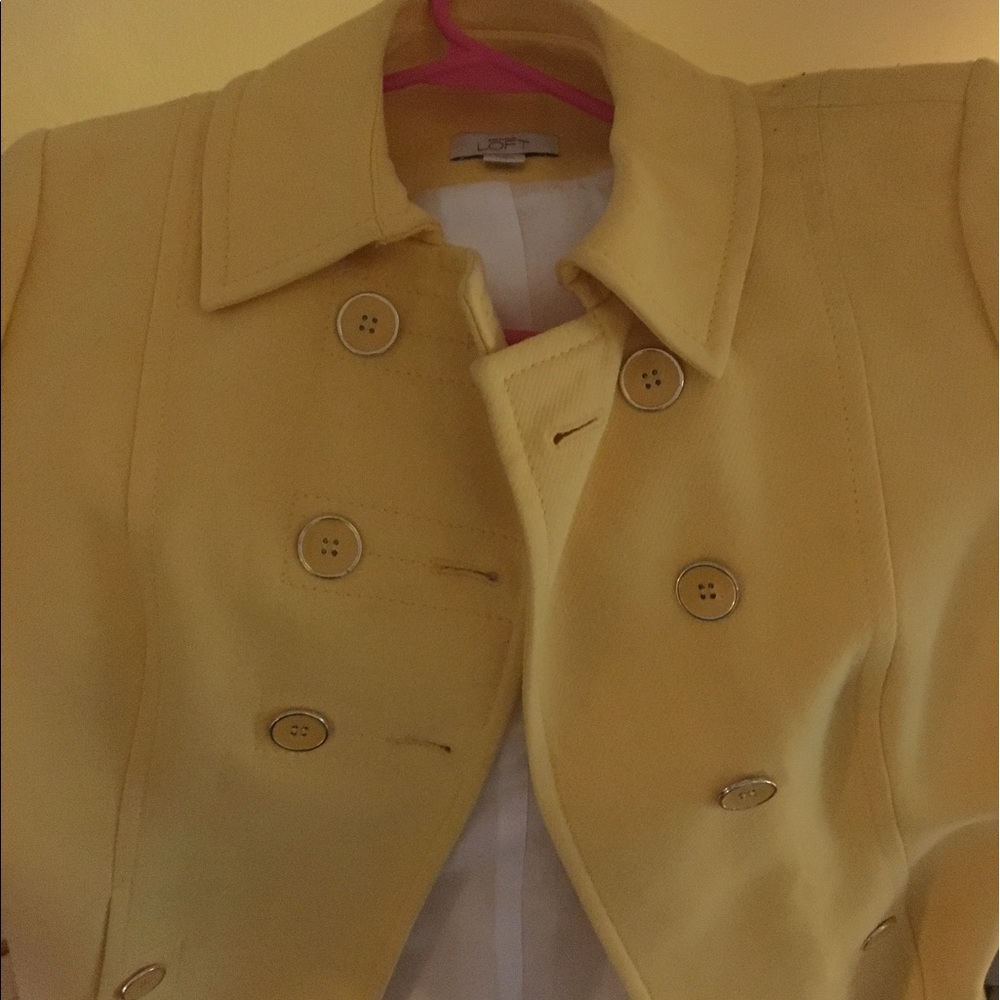 Designer wool 3 1/4 long coat