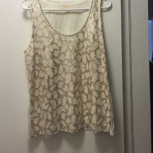 Golf Sparkly anthropology top