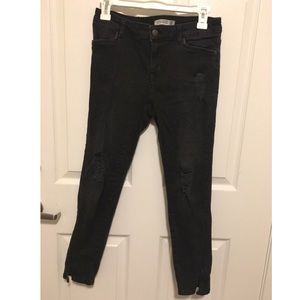 Zara Black Denim Jeans