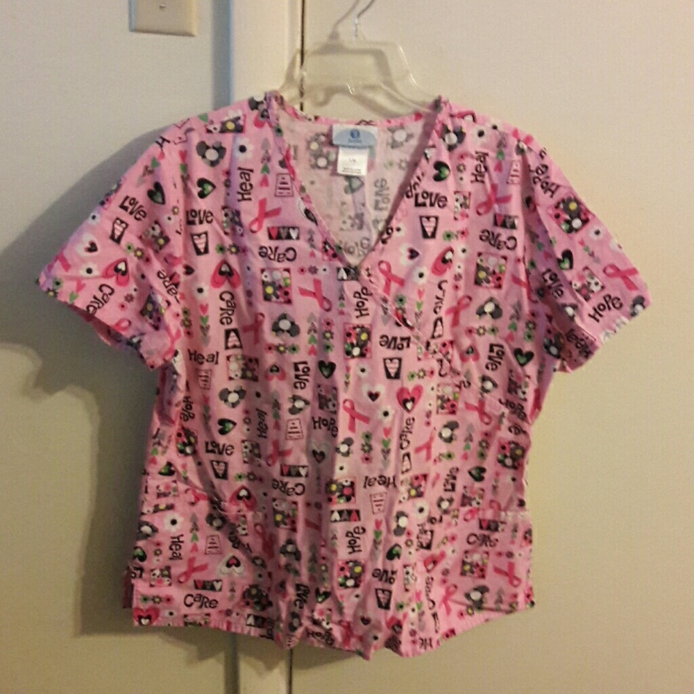 B-Cancer awareness scrub