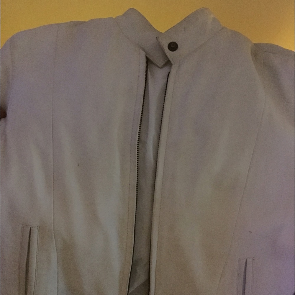 Moto leather jacket