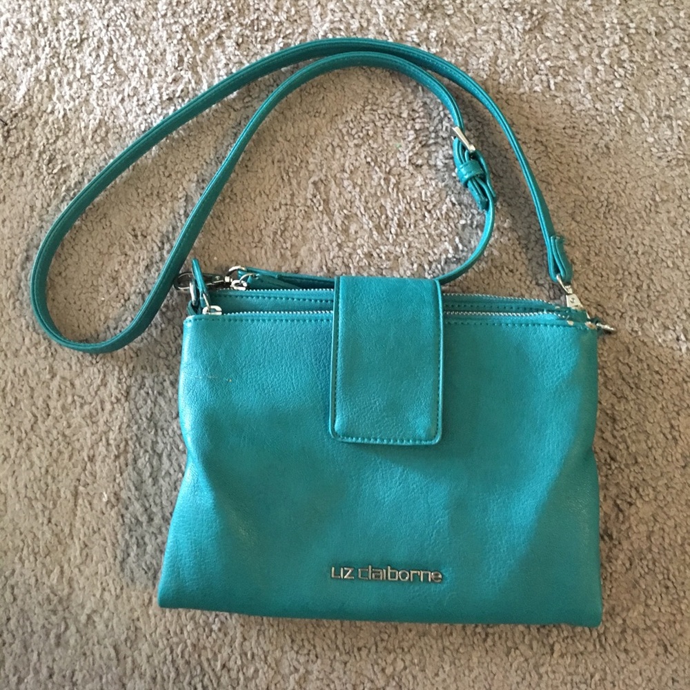 Teal Liz Claiborne purse