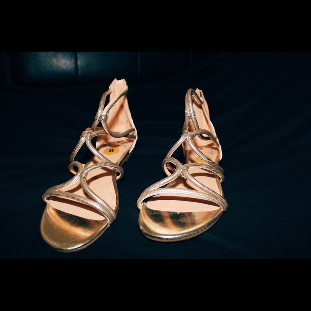 Gold Sandals