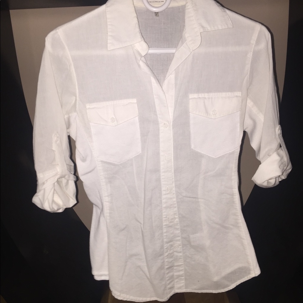 3/4 sleeve button up