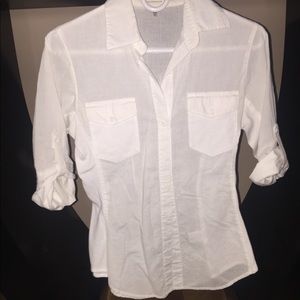 3/4 sleeve button up