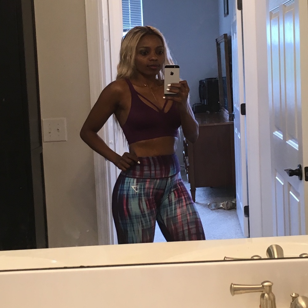 Gymshark cropped leggings size Small