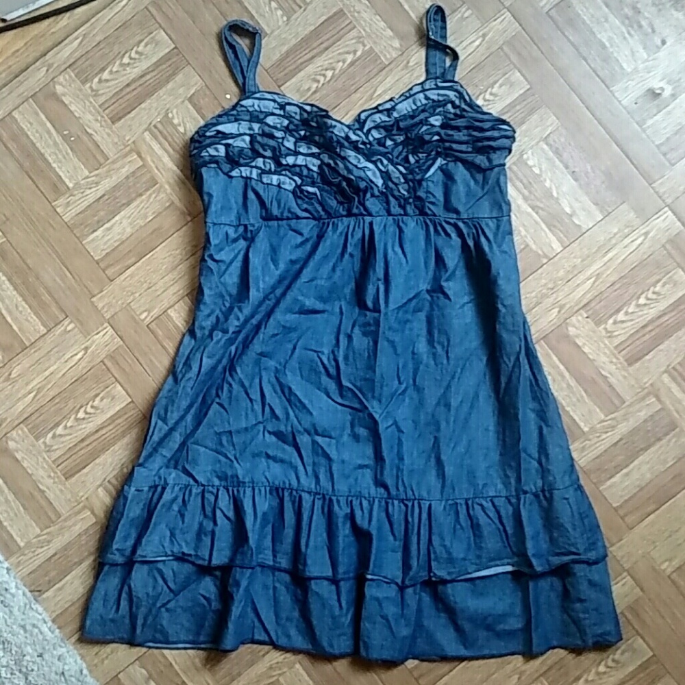 Faux Jean Dress